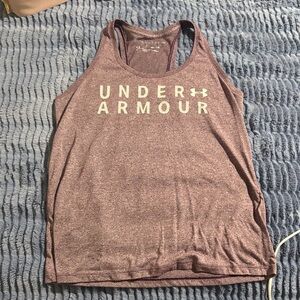 Under Armour Women's Heathered Purple Tank Top